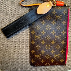 Louis Vuitton wristlet + unique strap from Paris